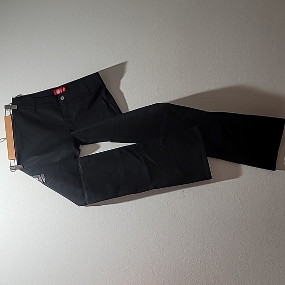 DICKIES FLEX CASUAL ACTIVEWEAR ATHLEISURE BOOTCUT SLIM FIT BLACK PANTS JUNIORS 5 - Picture 2 of 14